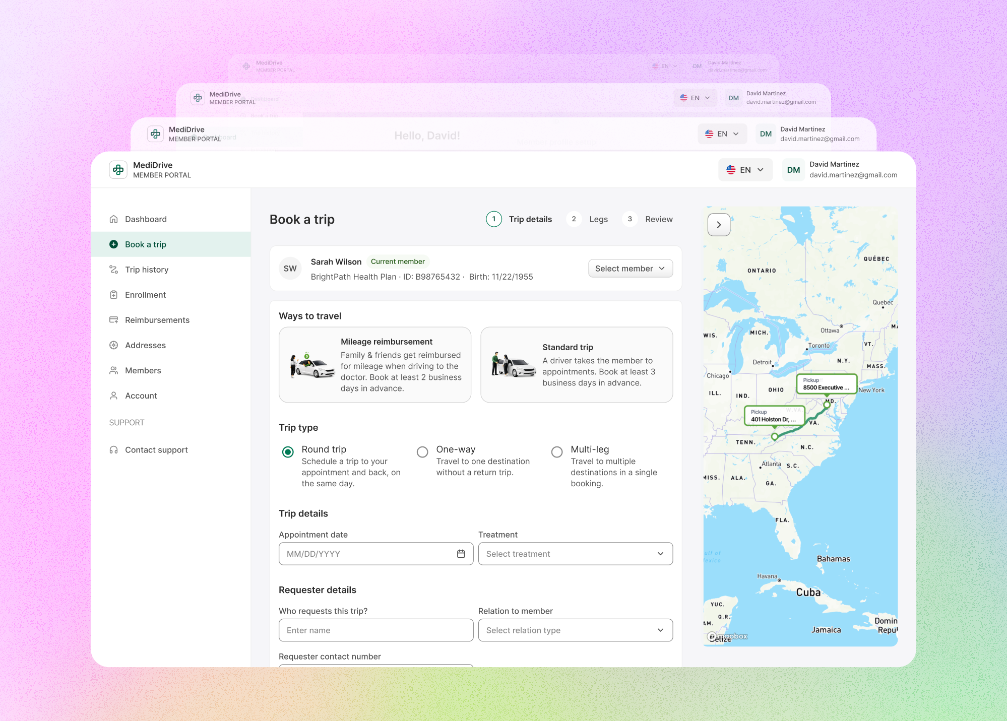 Designing a ride booking portal every Medicaid member can use case study cover